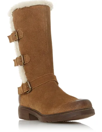 dune fleece lined boots