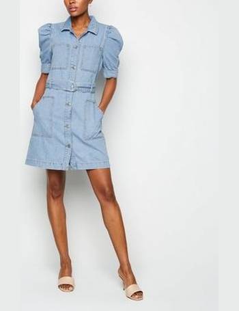 new look denim dress uk