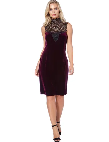 roman velvet dress