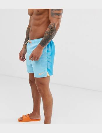 nike swimming volley swim short in volt yellow