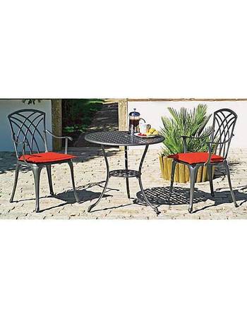 Porto 2 seater online cast aluminium bistro set