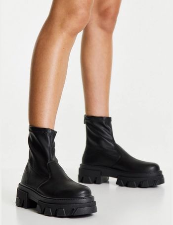 Topshop black outlet leather boots