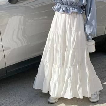 Textured Puff Sleeve Bralette & Tiered Maxi Skirt