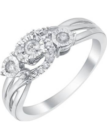 diamond trilogy ring h samuel