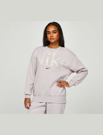 Hoodies and sweatshirts Nike Sportswear Essential Women's Fleece Crew Rose  Whisper/ White