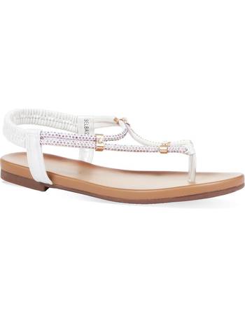 Bellissimo Sandals for Women | wedge, glitter, toe post | DealDoodle