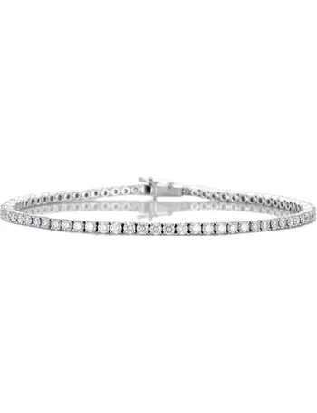 De Beers Jewellers 18kt White Gold DB Classic Eternity Line Diamond Bracelet  - Farfetch