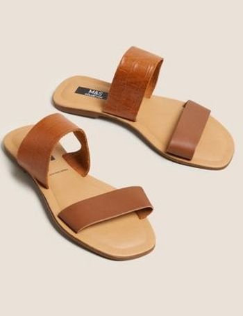 marks and spencer tan sandals