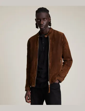 allsaints adler suede jacket