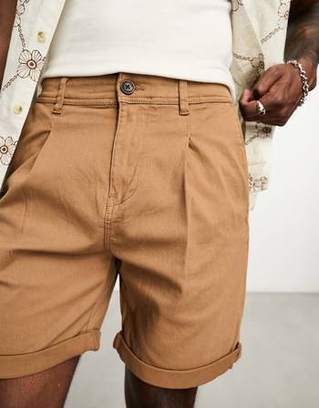 Selected Homme loose fit chino shorts in navy