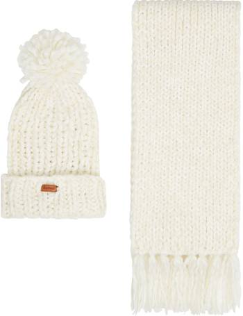 ladies barbour hat and scarf set