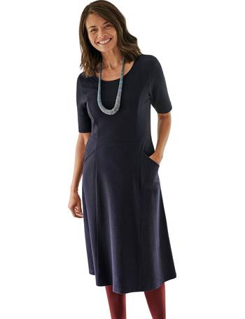 Organic Cotton Tie Waist Jersey Dress