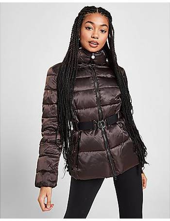 emporio armani ea7 belted padded jacket