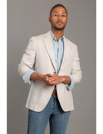 Men's linen sport top blazers