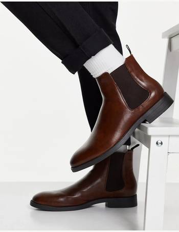 asos mens boots brown