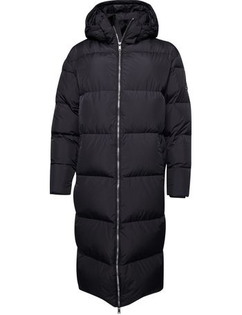 city longline down puffer coat