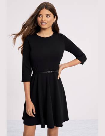 lipsy black long sleeve dress