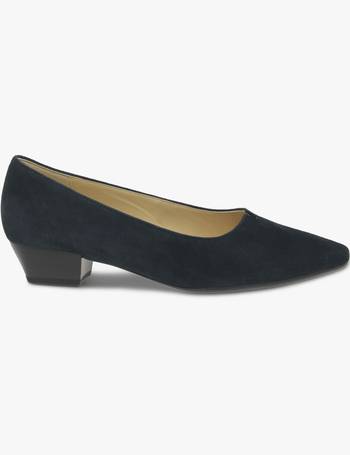 gabor low heel court shoes