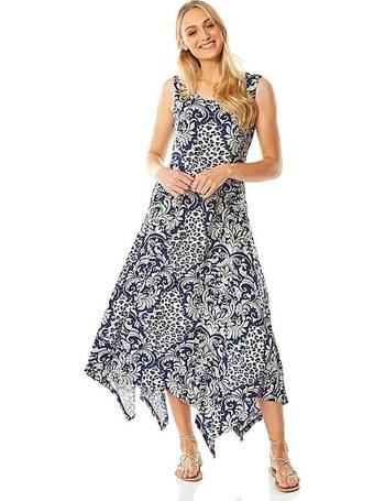 Hazel print hotsell hanky hem dress