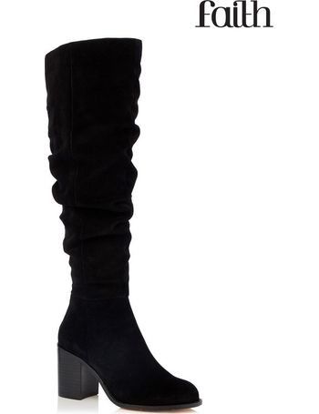 faith suede knee high boots