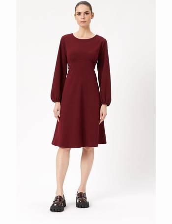 Debenhams hot sale maroon dress