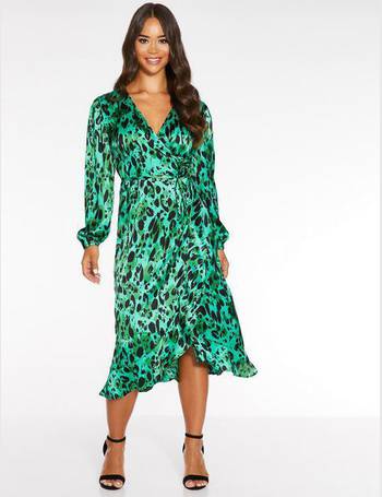 Debenhams Women's Green Satin Dresses ...