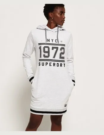 superdry long hoodie dress