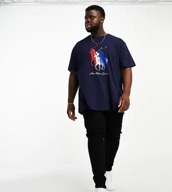 Polo Ralph Lauren Big & Tall icon logo t-shirt classic fit in