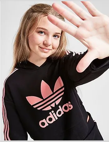 Shop Adidas Originals Girl s Cropped Hoodies up to 60 Off