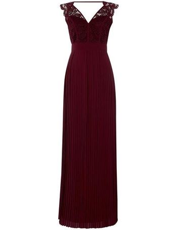 Tfnc shannon grape store wine maxi dress