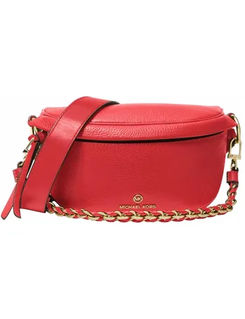 MICHAEL KORS Red Leather Crossbody Bag #26227