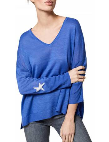 Mint velvet 2024 blue star jumper