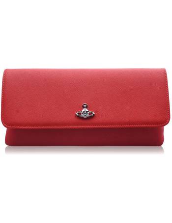 vivienne westwood red clutch bolsa