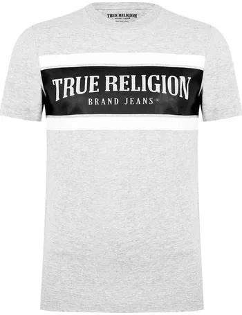 True Religion Black Baseball Jersey - Men from Brother2Brother UK