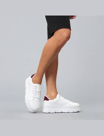 Yumi layered hot sale chunky trainers