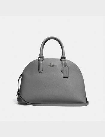 coach aidy leather satchel