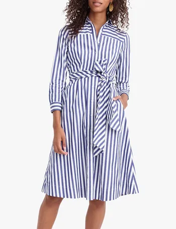 j crew white shirt dress