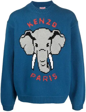 Shop Men s Kenzo Knit Jumpers up to 70 Off DealDoodle