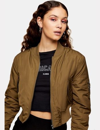 olive green bomber jacket womens