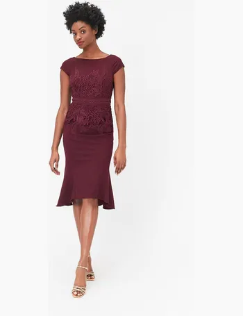 eve geo lace shift dress