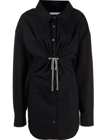 Alexander Wang two-piece Cotton Shirt Dress - Farfetch