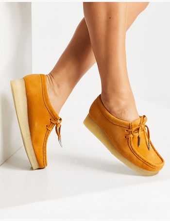 clarks suede flats