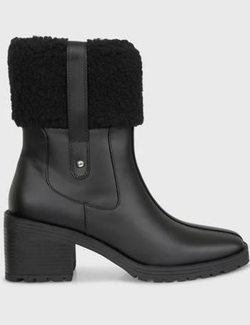 new look fur lined boots