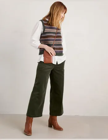 Sienna Corduroy Straight Leg Trousers