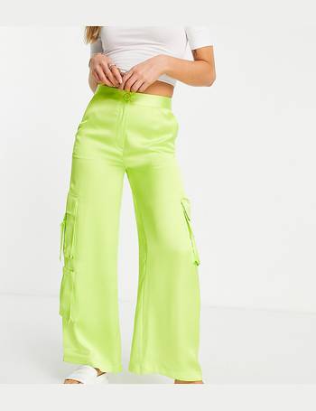 Shop Collusion Women's Satin Wide Leg Trousers up to 55% Off