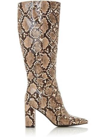 head over heels snakeskin boots