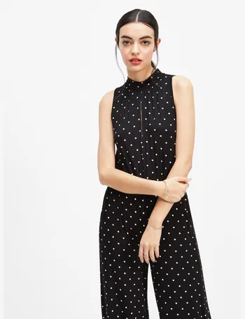 miss selfridge polka dot jumpsuit