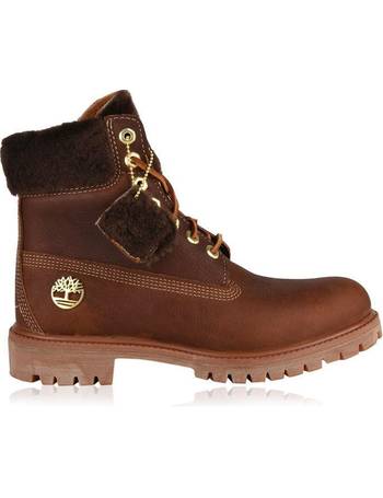 timberland shearling boots mens