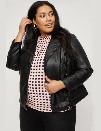 debenhams ladies leather biker jackets