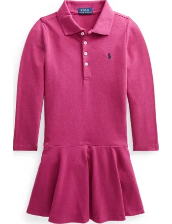 girls long sleeve polo dress